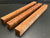 1.5"x1.5"x18" KD Pomelle Sapele Wood (3 pcs) Spindle Turning Blank (#0078)