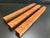 1.5"x1.5"x18" KD Pomelle Sapele Wood (3 pcs) Spindle Turning Blank (#0086)