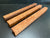 1.5"x1.5"x18" KD Pomelle Sapele Wood (3 pcs) Spindle Turning Blank (#0088)