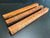 1.5"x1.5"x18" KD Pomelle Sapele Wood (3 pcs) Spindle Turning Blank (#0093)