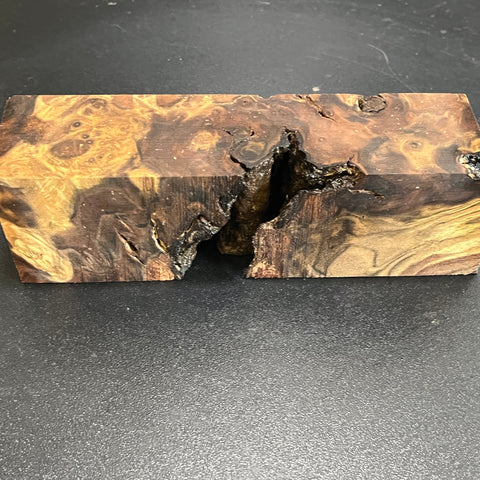 2"x2"x7" Claro Walnut Burl Wood Spindle Turning Blank (#0015)