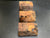2"x2"x4" Claro Walnut Burl (3 pcs) Wood Spindle Turning Blank (#0018)