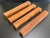 1.5"x1.5"x12" KD Pomelle Sapele Wood (4 pcs) Spindle Turning Blank (#00108)