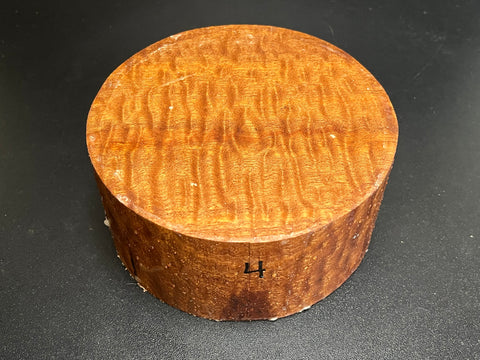 6"x3" KD Pomelle Sapele Wood Bowl Turning Blank (#004)