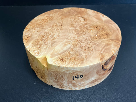 7x2.5 KD Maple Burl Wood Bowl Turning Blank (#00140)