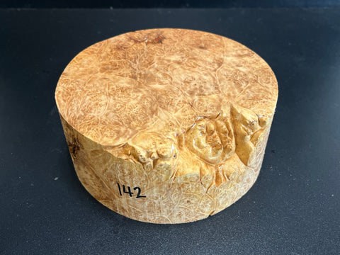 6x2.5 KD Maple Burl Wood Bowl Turning Blank (#00142)