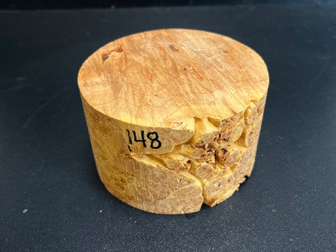 4x2.5 KD Maple Burl Wood Bowl Turning Blank (#00148)