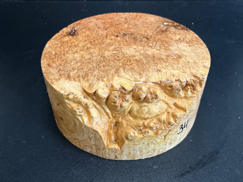 6x2.5 (max height) KD Live Edge Maple Burl Wood Bowl Blank (#0034)