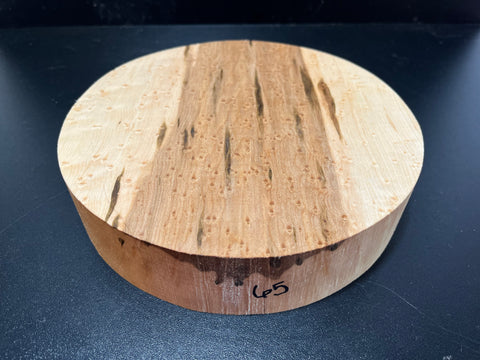 8"x2" KD Exhibition Grade Birdseye Maple Wood Bowl Turning Blank (#0065)