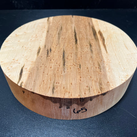 8"x2" KD Exhibition Grade Birdseye Maple Wood Bowl Turning Blank (#0065)