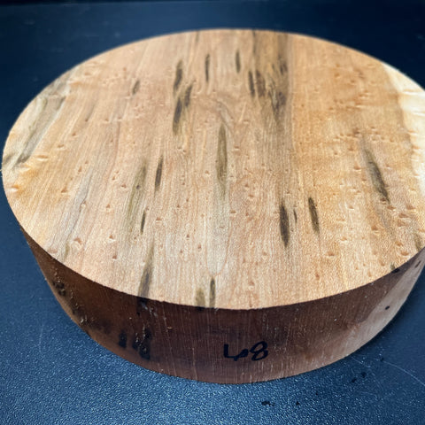 7"x2" KD Exhibition Grade Birdseye Maple Wood Bowl Turning Blank (#0068)
