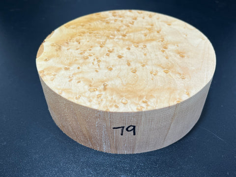 6"x2" KD Exhibition Grade Birdseye Maple Wood Bowl Turning Blank (#0079)
