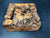 6.5x6.5x2.5 (max height) KD Live Edge Cottonwood Burl Wood Bowl Blank (#0042)