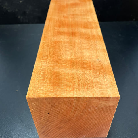 4"x4"x12" KD Curly Cherry Wood Spindle Turning Blank (#0088)
