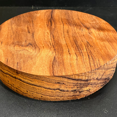 9"x2" KD Figured Curupau Wood Bowl Turning Blank (#00127)