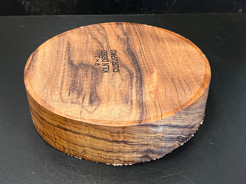 8"x2" KD Exhibition Grade Curupau Wood Bowl Turning Blank (#00128)