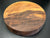 9"x2" KD Figured Black Walnut Wood Bowl Turning Blank (#00141)