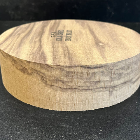 7"x2" KD Sappy Walnut Wood Bowl Turning Blank (#00147)