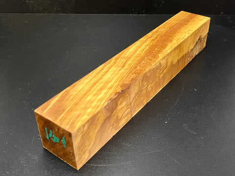 2"x2"x12" Figured Olivewood Wood Spindle Turning Blank (#00161)