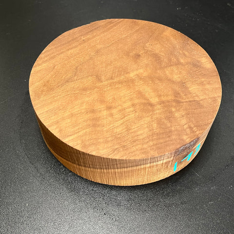 7"x2" KD Lightly Figured Black Walnut Wood Bowl Turning Blank (#00172)
