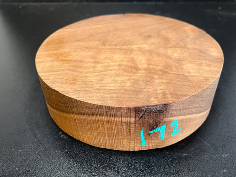 7"x2" KD Lightly Figured Black Walnut Wood Bowl Turning Blank (#00173)