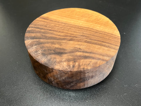 6"x2" KD Lightly Figured Black Walnut Wood Bowl Turning Blank (#00177)
