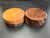 5"x2" KD Lightly Figured Black Walnut (2 pcs) Wood Bowl Turning Blank (#00185)