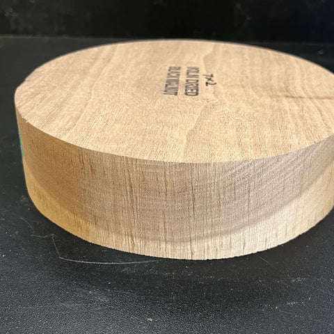7"x2" KD Sappy Walnut Wood Bowl Turning Blank (#00188)