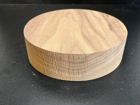 7"x2" KD Sappy Walnut Wood Bowl Turning Blank (#00189)