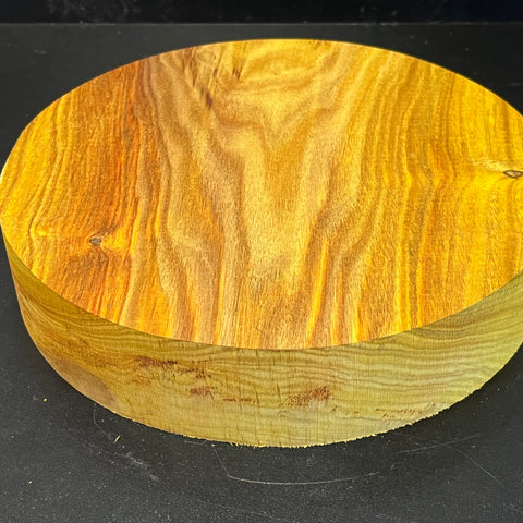 9"x2" KD Exhibition Grade Canarywood Wood Bowl Turning Blank (#00202)