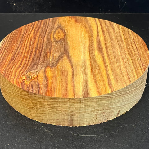 9"x2" KD Exhibition Grade Canarywood Wood Bowl Turning Blank (#00203)