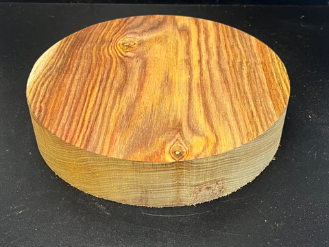 9"x2" KD Exhibition Grade Canarywood Wood Bowl Turning Blank (#00205)