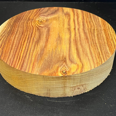 9"x2" KD Exhibition Grade Canarywood Wood Bowl Turning Blank (#00205)