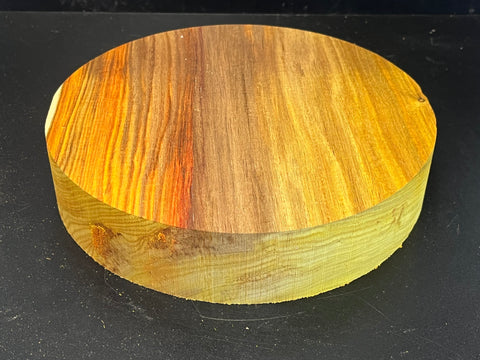 9"x2" KD Exhibition Grade Canarywood Wood Bowl Turning Blank (#00206)