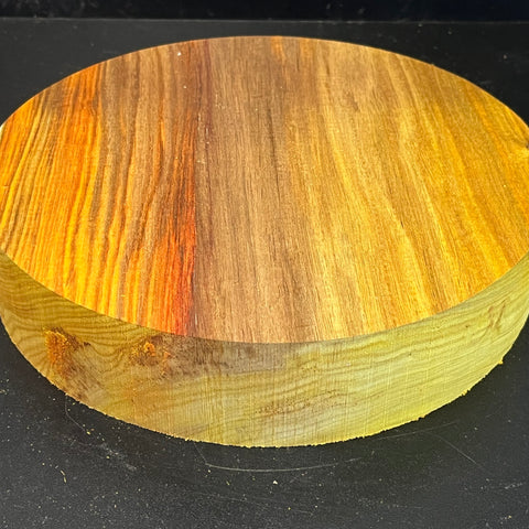 9"x2" KD Exhibition Grade Canarywood Wood Bowl Turning Blank (#00206)