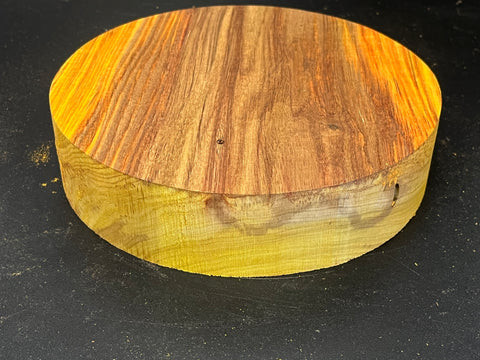 8"x2" KD Exhibition Grade Canarywood Wood Bowl Turning Blank (#00208)