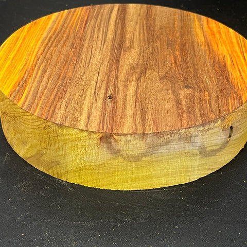 8"x2" KD Exhibition Grade Canarywood Wood Bowl Turning Blank (#00208)