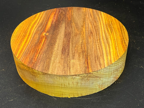 8"x2" KD Exhibition Grade Canarywood Wood Bowl Turning Blank (#00210)