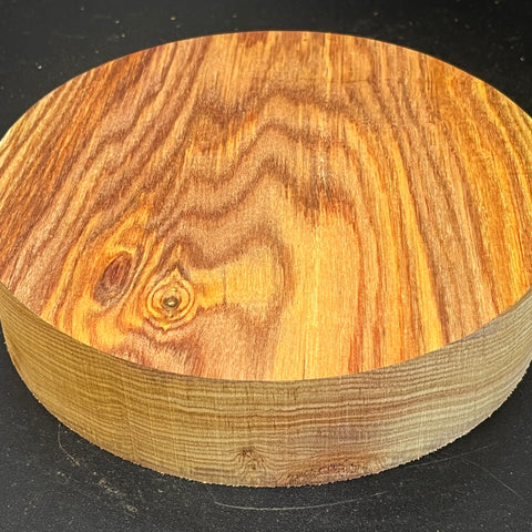 8"x2" KD Exhibition Grade Canarywood Wood Bowl Turning Blank (#00211)