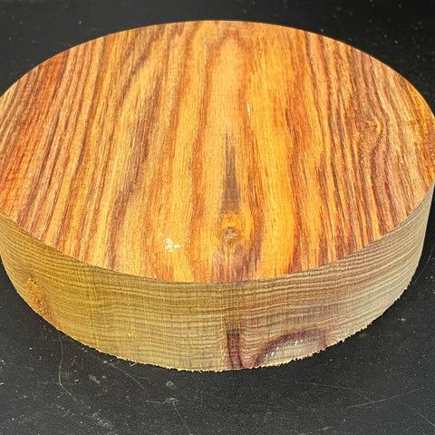 8"x2" KD Exhibition Grade Canarywood Wood Bowl Turning Blank (#00213)