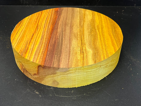 9"x2" KD Exhibition Grade Canarywood Wood Bowl Turning Blank (#00231)