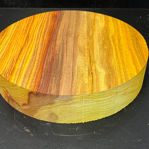 9"x2" KD Exhibition Grade Canarywood Wood Bowl Turning Blank (#00231)