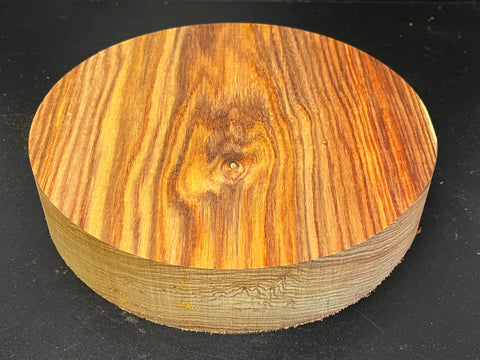 9"x2" KD Exhibition Grade Canarywood Wood Bowl Turning Blank (#00232)