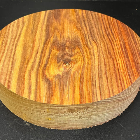 9"x2" KD Exhibition Grade Canarywood Wood Bowl Turning Blank (#00232)