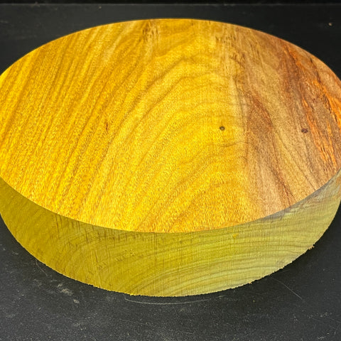 9"x2" KD Exhibition Grade Canarywood Wood Bowl Turning Blank (#00233)