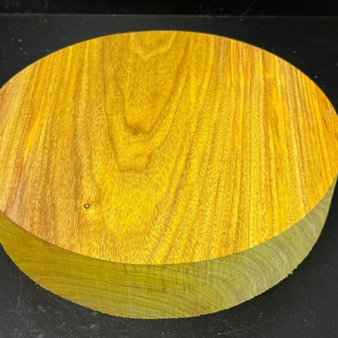 9"x2" KD Exhibition Grade Canarywood Wood Bowl Turning Blank (#00236)