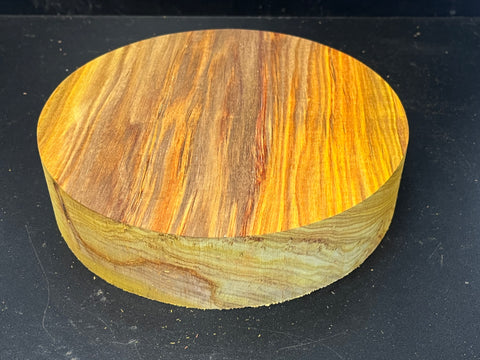 8"x2" KD Exhibition Grade Canarywood Wood Bowl Turning Blank (#00238)