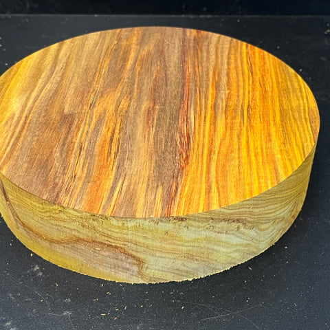 8"x2" KD Exhibition Grade Canarywood Wood Bowl Turning Blank (#00238)