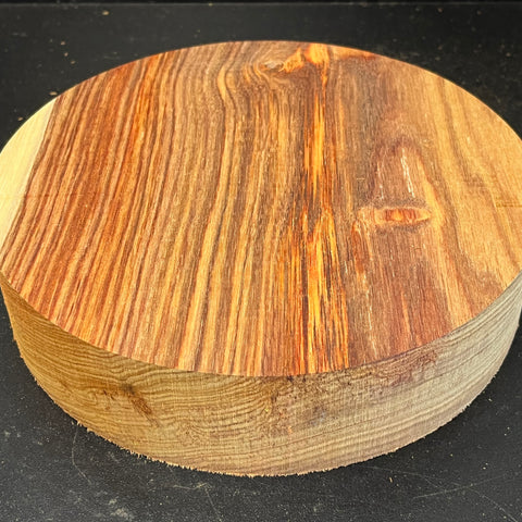 8"x2" KD Exhibition Grade Canarywood Wood Bowl Turning Blank (#00241)