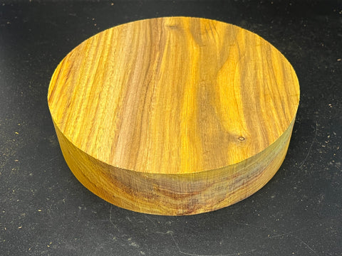 8"x2" KD Exhibition Grade Canarywood Wood Bowl Turning Blank (#00242)